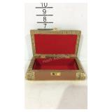 Jewelry box, faux leather top new