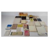 Advertising, includes Steelera notepad, The