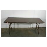 6 foot folding table, damage as shown