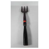 Tools, decorative fork with wooden handle and
