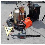 Misc. Tools, charger, saws, etc.