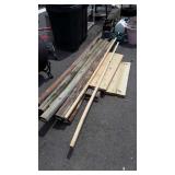 Misc, lumber and timbers lot