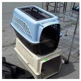 Two poly portable Pet carriers, small sizes