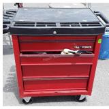 Taskforce Roller Tool Cabinet with drawers full