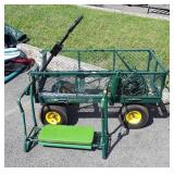 Landscaping Wagon and knee bench