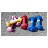 6 Dumbbell weights