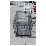 2 Door Pet Crate, 19x30x21"