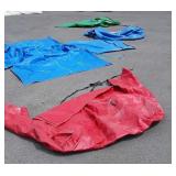 4 pcs of Tarp, not sure what they are used for