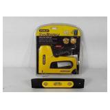 Stanley Sharp Shooter staple gun and 9" level