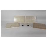 Tackle/hardware organizers, Plano, Rimax, and