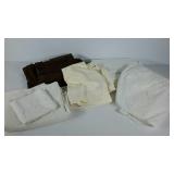 Sheets, pillowcases, dust ruffle