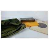 Goretex camp bag, laser scope, ShamWow and