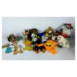 Group of plush animals, Winnie the Pooh wall art