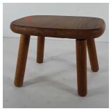 Wooden stool, 8.5" x 9" x 12"
