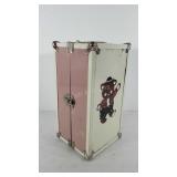 Doll storage trunk, 6.5" x 7" x 14"