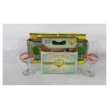 Glassware, includes twelve Kentucky Derby glasses