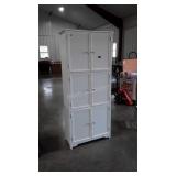 Clothing Or other Storage Cabinet, 6 Doors, white