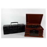 Electronics, Crosley AM/FM/CD turntable and Sony