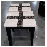 Pair of Home Furnishings End Tables, 22" squared,