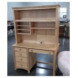Students Room Writing Desk with Hutch Top,
