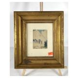 Small watercolor sketch by Emily Nichols Hatch,