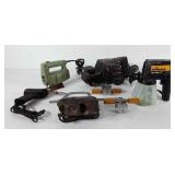 Tool lot, saws, sprayer, soldering iron, etc.,