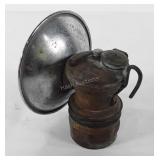 Auto lite coal miners brass carbide lamp, 3.5"