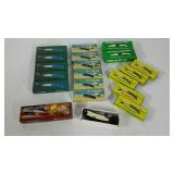 Group of pocket knives, most new in package