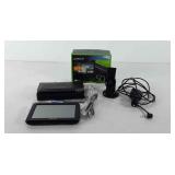 Garmin navigation system with box, includes case,