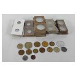 Tokens, includes coin holders for various size