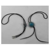 Two bolo ties