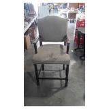 Tall bar chair, 24" to seat, needs cleaned