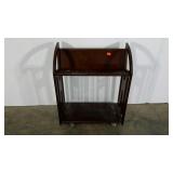 Rolling book cart, needs cleaned