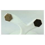 14k gold stud earrings