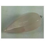 Galilea rose quartz sterling silver pendant