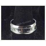 Size 12 stainless steel ring "JE T