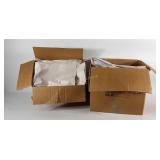 Two boxes of packing material/packing paper