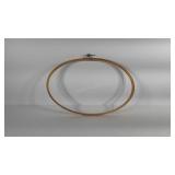 Embroidery hoop, 26.5" × 17.5"