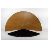 Folding wood design table-top,  48" diameter