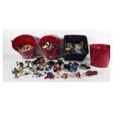 Toys, mostly legos, also includes action figures,