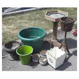 Planters Accessories lot, 2 stands, Collection
