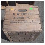 Apple Crate, H. W. Butler & Bros. Winchester Va