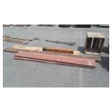 5pc of old Lumber Boards lot.