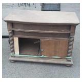 Antique Oak 2 Drawer Washstand Project,