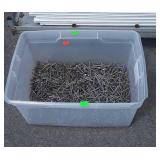 Tote of loose Framing type Nails