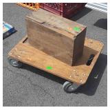 4Way movers type Cart, plus old wooden Prunnes