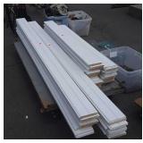 Group lot of pine house tongue and groove Wainscot