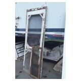 2 early Screen Door Frames one missing top