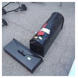 Two Mail Boxes, one post street type, other wall