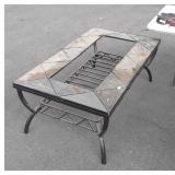 Outdoor Coffee Table, Missing center piece tile,
